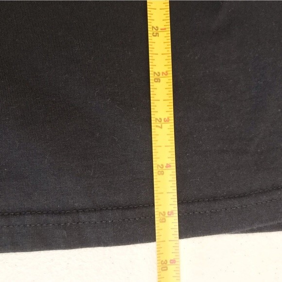 Police Thin Blue Line American Flag Black T Shirt Short Sleeve Crew Neck XXL - Picture 7 of 9